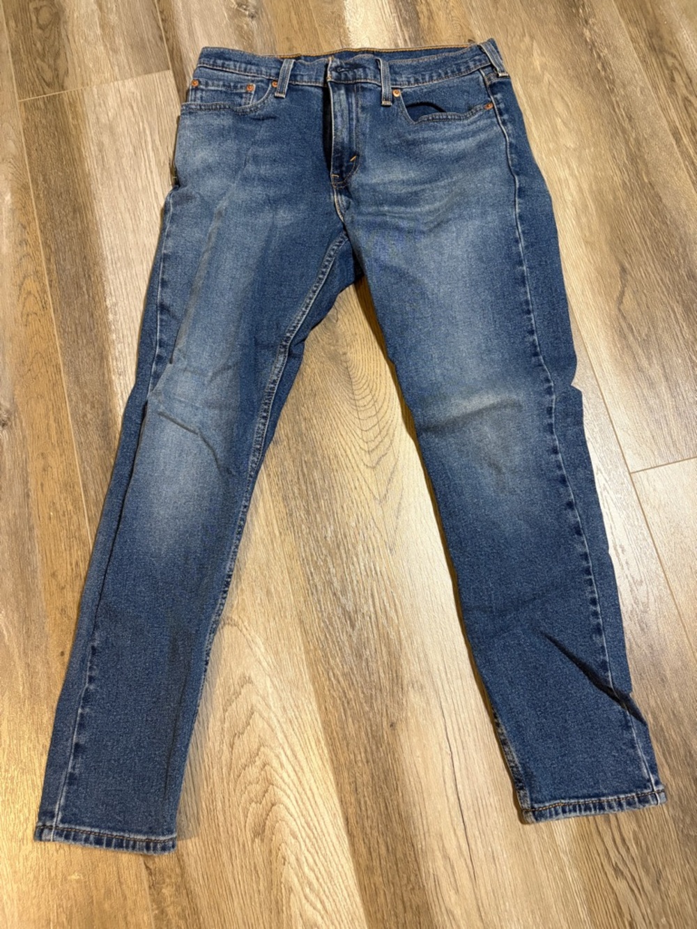 Classic Men’s Blue Denim Jeans
